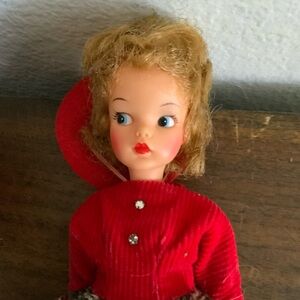 Vintage 1960s Ideal Toy Corp BS-12-1 Tammy Doll Redish Brown Hair W Outfit 12”